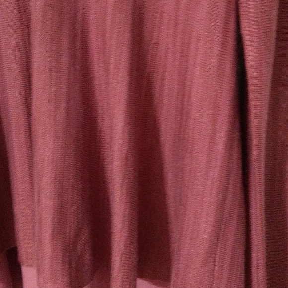 Free People Boxy Bell sleeve size small rust  sweater - Picture 7 of 12